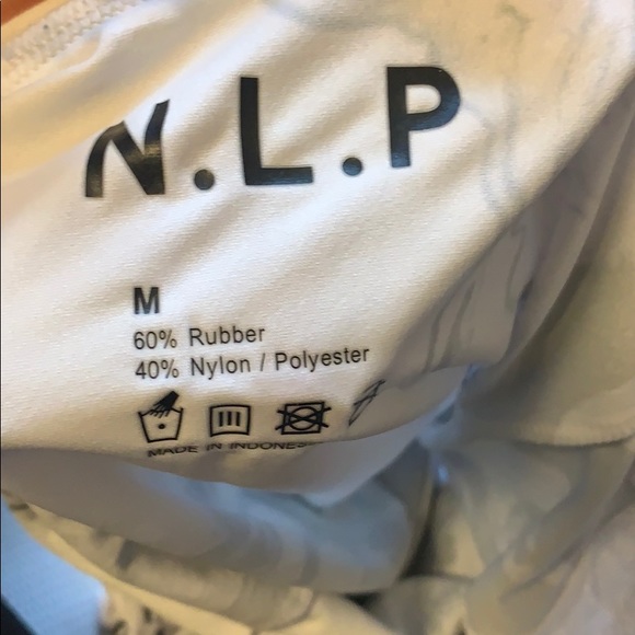 N.L.P. Trident High Waisted Marble Bikini Bottoms - Picture 8 of 10